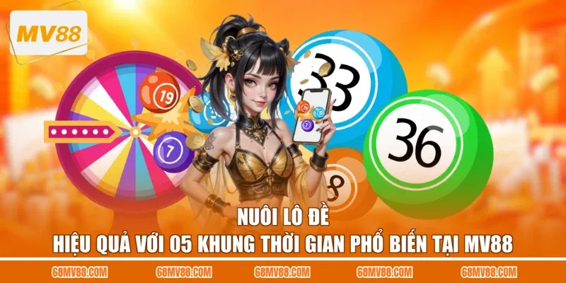 Nuôi Lô Đề Hiệu Quả Với 05 Khung Thời Gian Phổ Biến Tại MV88