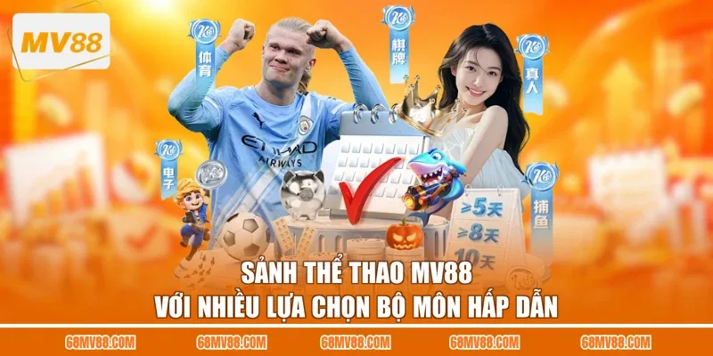 Sảnh thể thao MV88 với nhiều lựa chọn bộ môn hấp dẫn